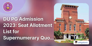 DU PG Admission 2023: Seat Allotment List for Supernumerary Quota Released